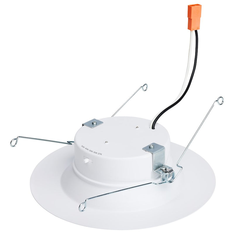 Satco 12.5W LED High Lumen Downlight Retrofit 5-6" Dimmable, White