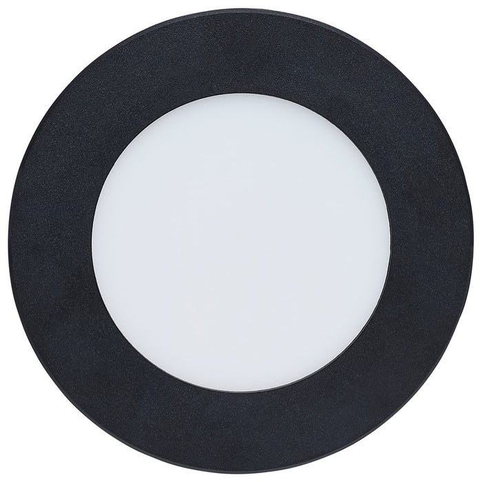 Satco 8W LED Downlight/Remote Driver 4" Round Flat Face, Black