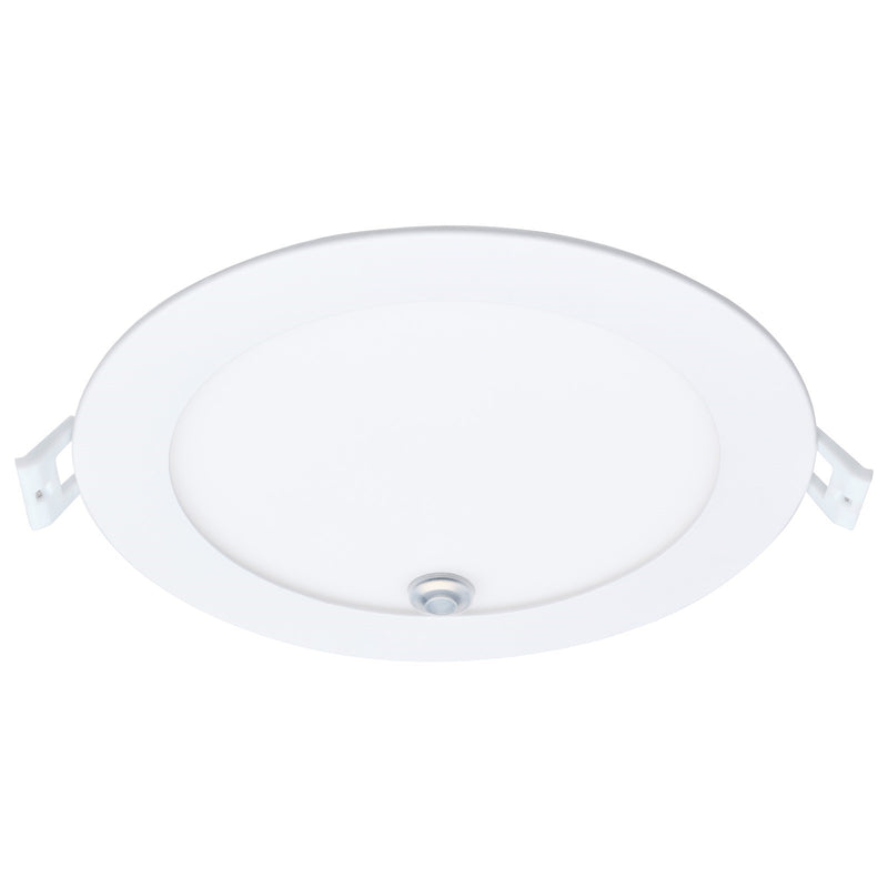 Nuvo Pro 6in LED Downlight with Emergency Battery | 15W/11W Selectable, White | Hallways & Closets | 1350 Lumens, 90 CRI, Wet Rated | Model S11697