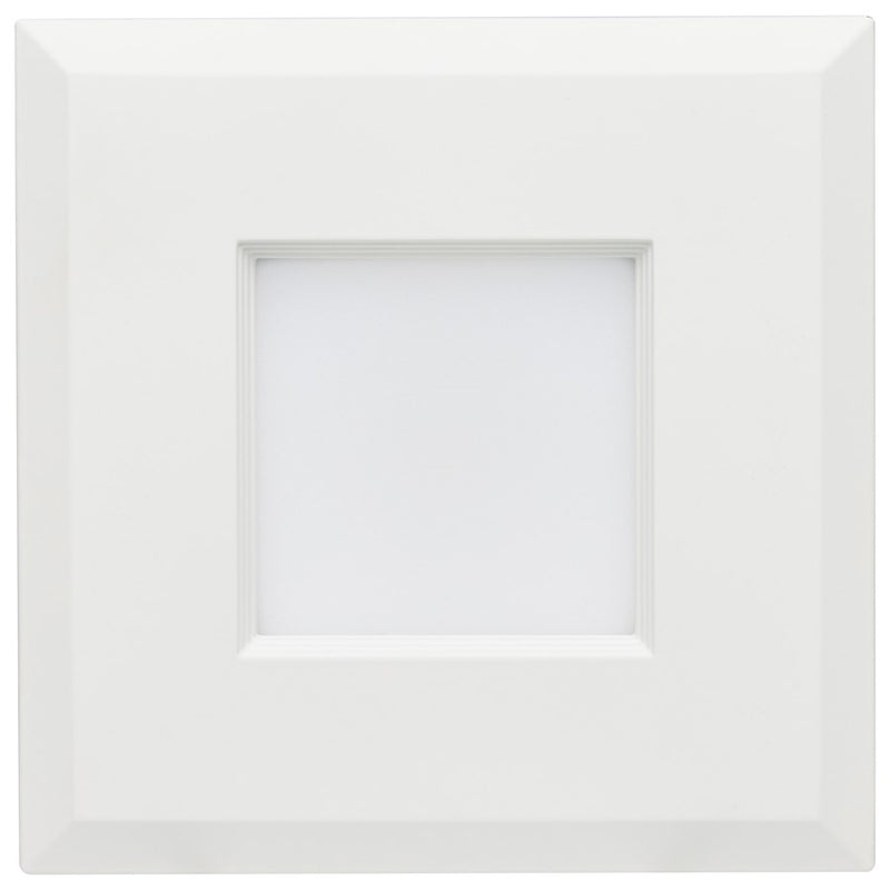 Satco 6.7W LED Downlight Retrofit 4" CCT Selectable Square White