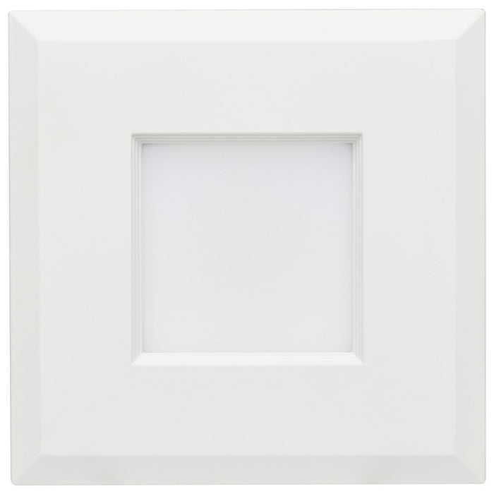 Satco 6.7W LED Downlight Retrofit 4" CCT Selectable Square White