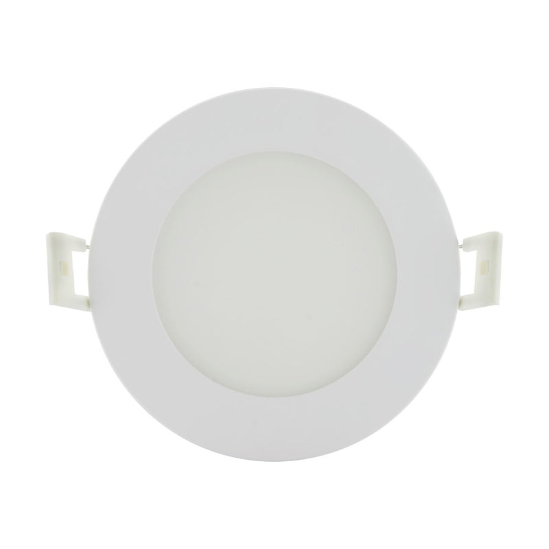 Nuvo Lighting 4in LED Direct Wire Downlight Edge Lit 10W | White Utility Remote Driver | Bathroom & Wet Location Recessed Light | 650-700 | Model S11826
