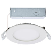 Satco 10W LED Downlight/Edge-lit 4" Round Remote Driver, White - S11826R1
