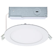 Satco 12W LED Downlight/Edge-lit 6" Round Remote Driver, White - S11827R1