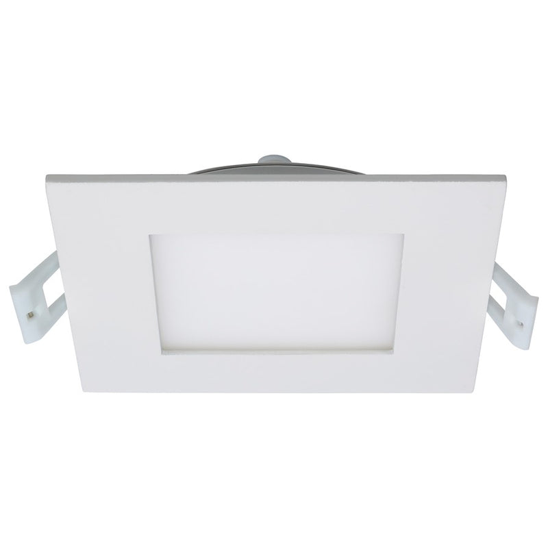 Satco 10W LED Downlight/Edge-lit 4" Square Remote Driver, White