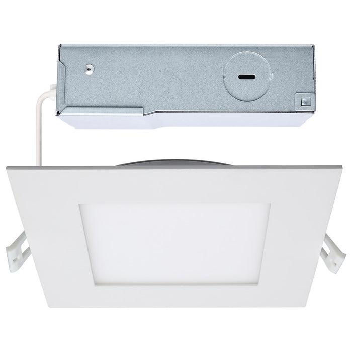 Satco 12W LED Downlight/Edge-lit 6" Square Remote Driver, White - S11830R1