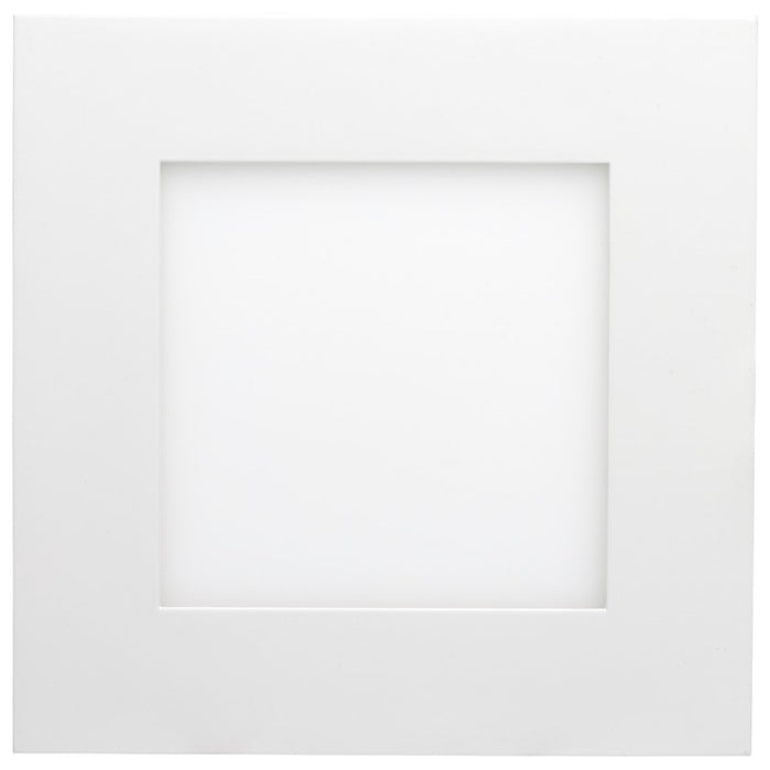 Satco 12W LED Downlight/Edge-lit 6" Square Remote Driver, White