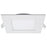 Satco 12W LED Downlight/Edge-lit 6" Square Remote Driver, White
