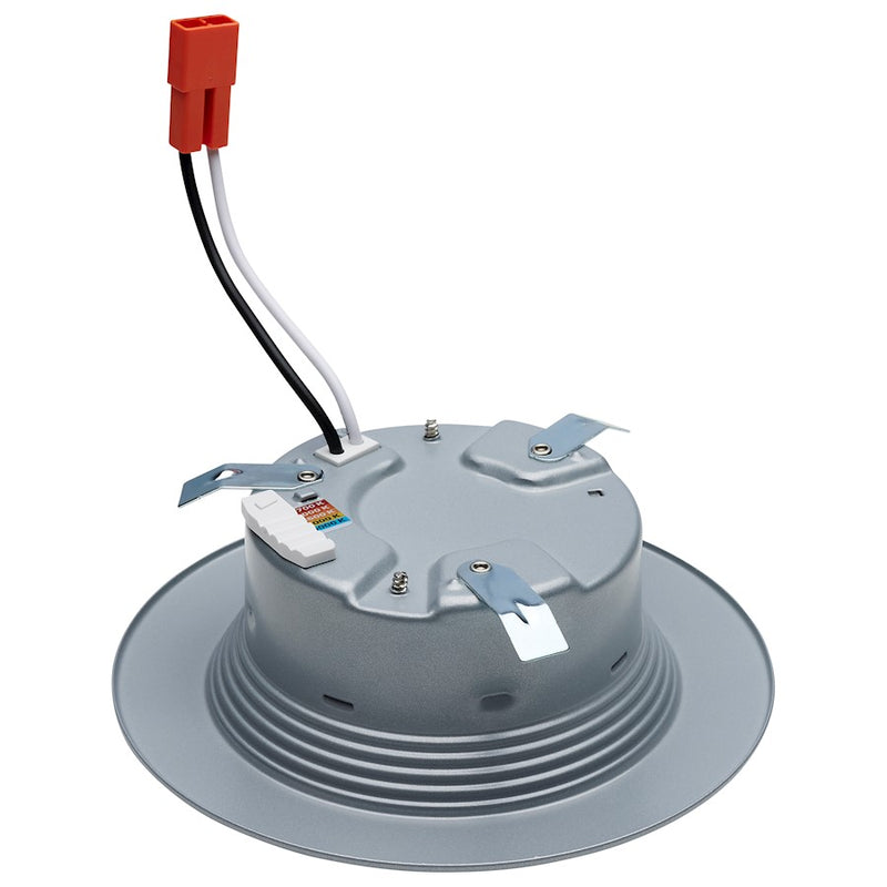 Satco 6.7W LED Downlight Retrofit 4" CCT Selectable, Brushed Nickel