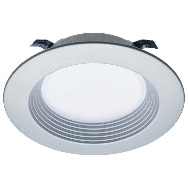 Satco 6.7W LED Downlight Retrofit 4" CCT Selectable, Brushed Nickel