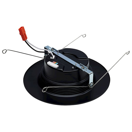 Satco 9W LED Downlight Retrofit 5-6" CCT Selectable, Black