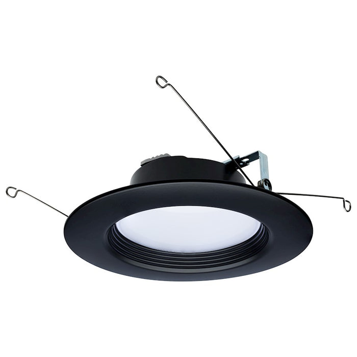 Satco 9W LED Downlight Retrofit 5-6" CCT Selectable, Black