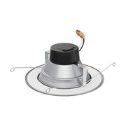 Nuvo Lighting 9W LED Downlight Retrofit 5"-6" | Brushed Nickel Aluminum | Kitchen & Living Room Recessed Light | 800 Lumens, CCT Selectable | Model S11836
