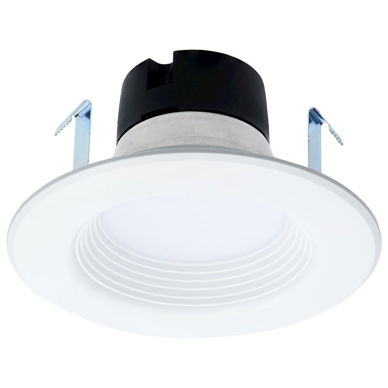 Satco 6.5W LED Downlight Retrofit 4" Baffle CCT Selectable, Matte White - S11838