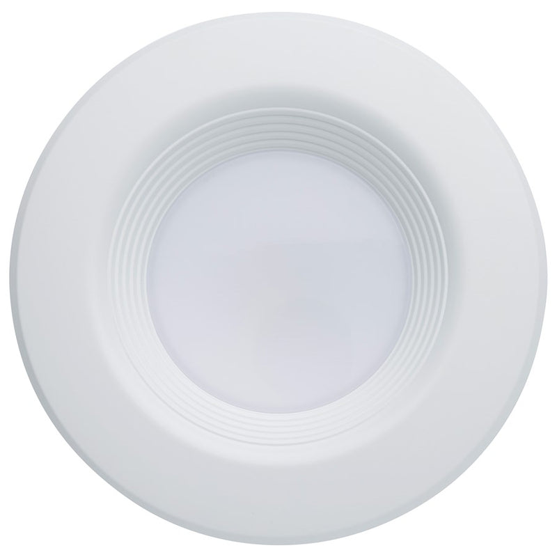 Satco 6.5W LED Downlight Retrofit 4" Baffle CCT Selectable, Matte White