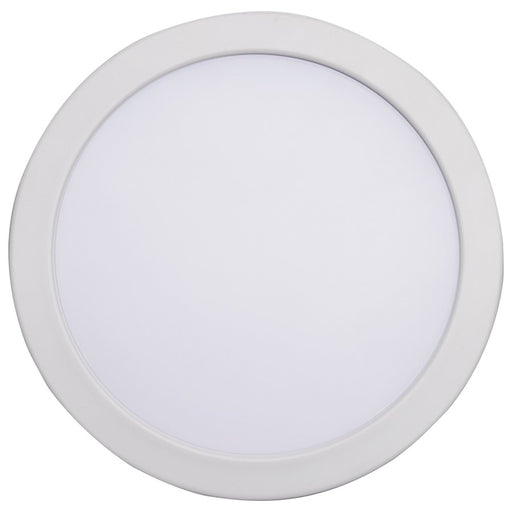 Satco LED Fire Rated 6" Direct Wire Downlight, Round/120V, White/Red