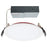 Satco LED Fire Rated 6" Direct Wire Downlight, Round/120-277V, WH/Red - S11869