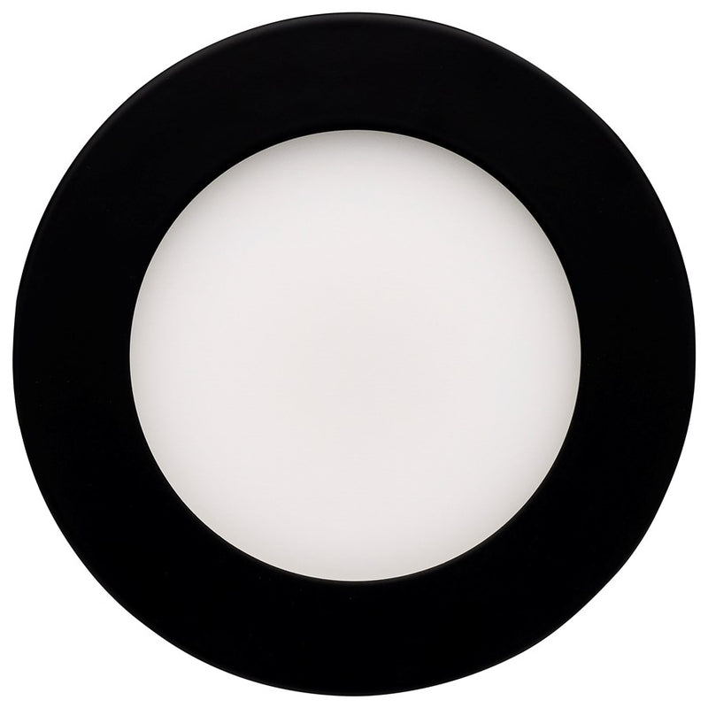Satco 10W LED Downlight/4" CCT Round Remote Driver, Black