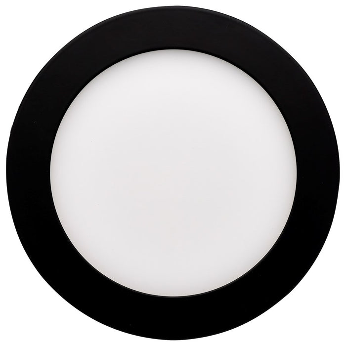 Satco 12W LED Downlight/6" CCT Round Remote Driver, Black