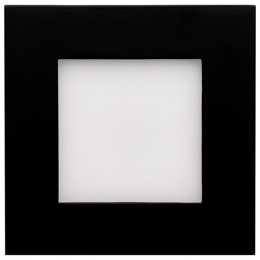 Satco 10W LED Downlight/4" CCT Square Remote Driver, Black