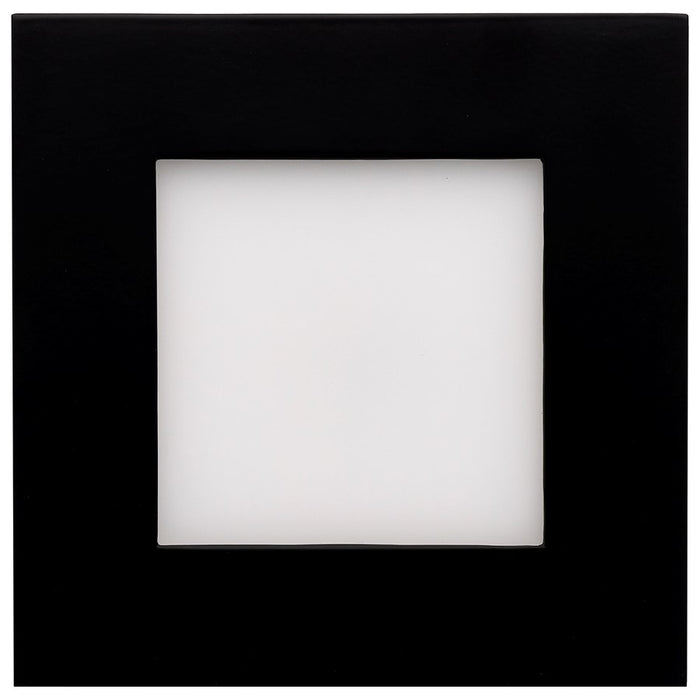 Satco 10W LED Downlight/4" CCT Square Remote Driver, Black