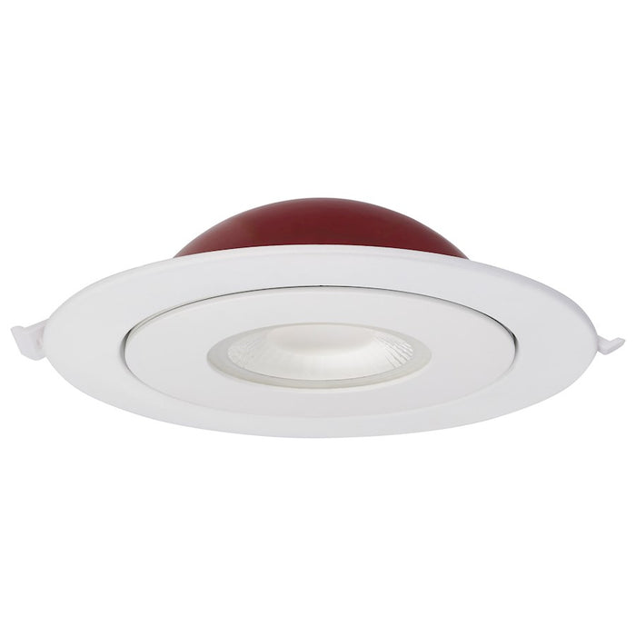 Satco LED Direct Wire Directional Downlight, Round Shape, White