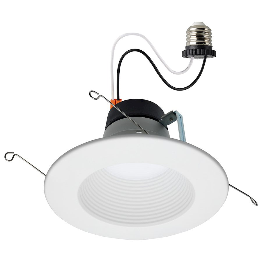 Satco Field Selectable 5" LED Downlight Retrofit/Round, White - S11883