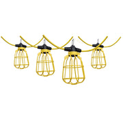 Nuvo 100' Temporary String Light E26 Plastic Cages Lamps not included