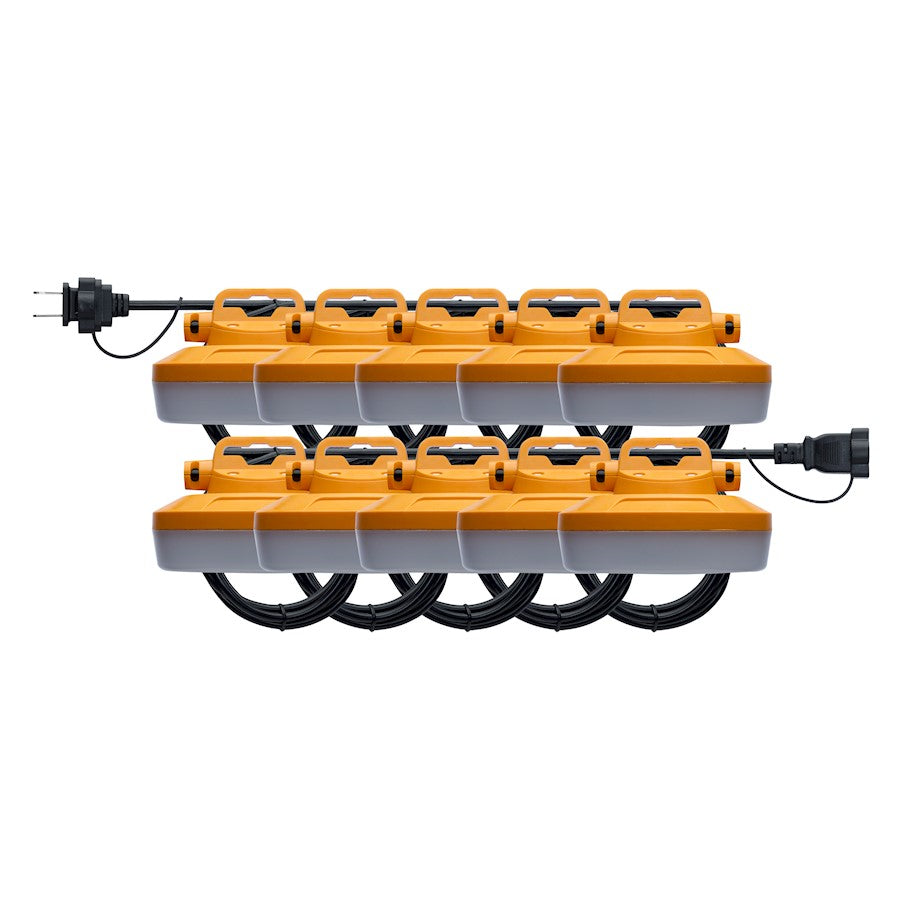 Nuvo Lighting 120W LED String Light/10 Lamps/5000K/100' Int Cord/120V - S13169