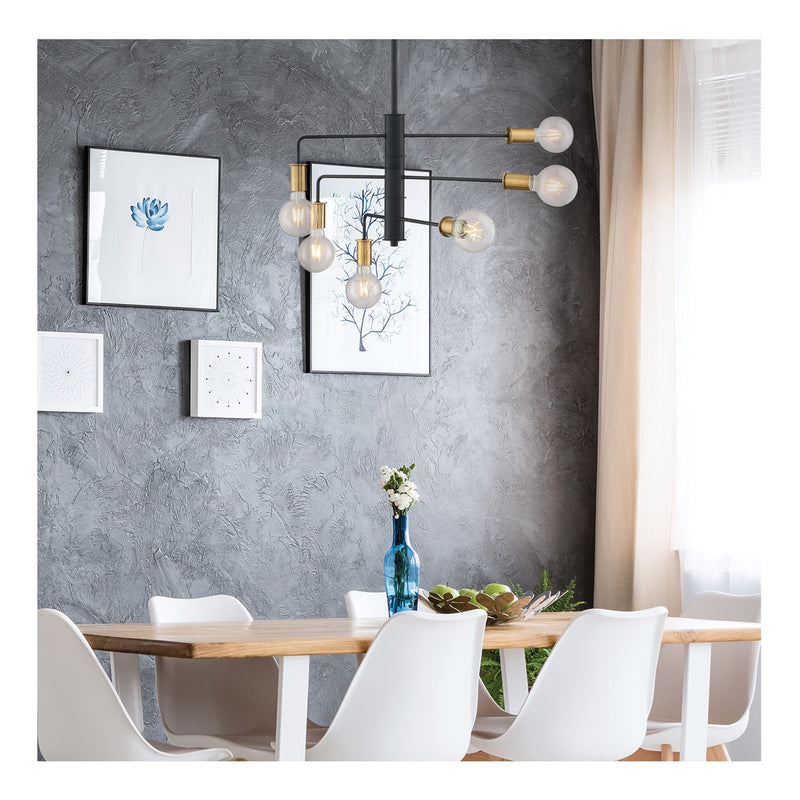 Nuvo Lighting S14213 G30 LED Bulb | Amber Glass Spiral Filament | Restaurants & Hospitality | 500 Lumens, 2000K, Dimmable | Model S14213