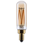 Nuvo Lighting S14216 T6 LED Bulb 3.5W | Vintage Amber Glass Spiral Filament | Restaurants & Hospitality | 300 Lumens, 2000K, Dimmable | Model S14216