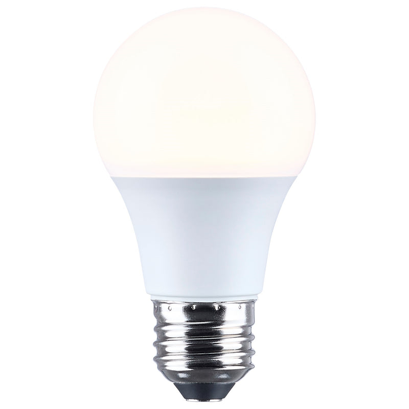 Nuvo Lighting 8.5W LED A19 2700K Plastic 120V 4-Pack, Frost