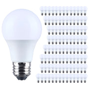 Nuvo Lighting 8.5W LED A19 4000K Plastic 120V 100-Pack, Frost