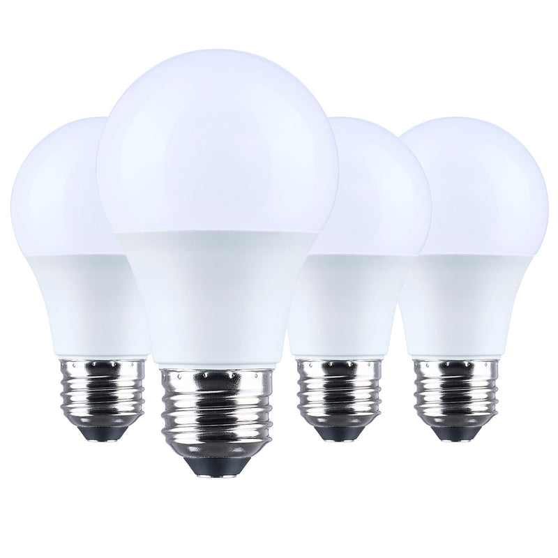 Nuvo Lighting 12W LED A19 3000K Plastic 120V 4-Pack, Frost