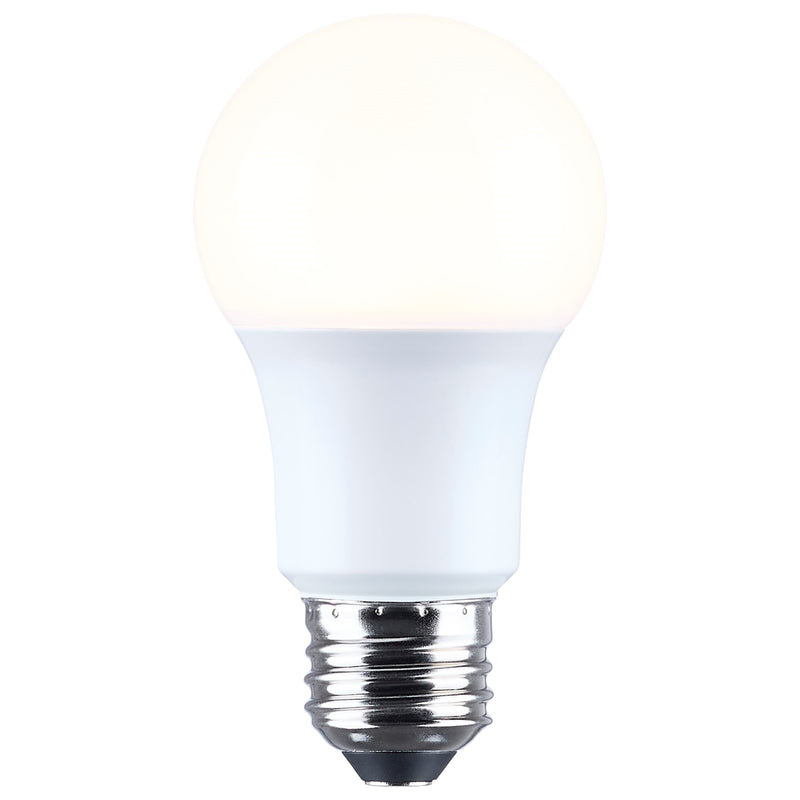 Nuvo Lighting 9.8W LED A19 4000K Plastic 120V 12-Pack, Frost