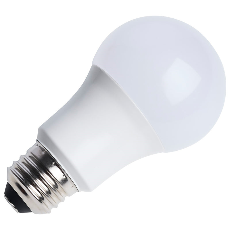 Nuvo Lighting 9.8W LED A19 4000K Plastic 120V 12-Pack, Frost