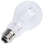 Nuvo 8W LED A19 Straight Filament Blue Light Glass 120V 1-Pack, Clear