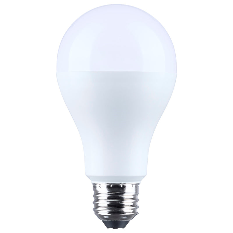 Nuvo 20/14/6.5W LED A21 3-Way Lamp 4000K Plastic 120V 1-Pack, Frost