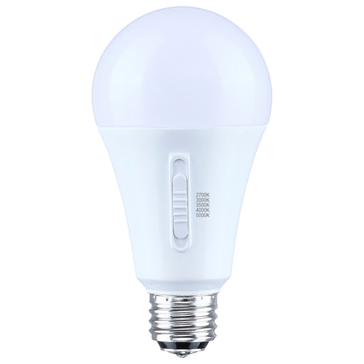 Nuvo 20/14/6.5W LED A21 3-Way Lamp 27K/3K/35K/4K/5K 120V 1-Pack, Frost
