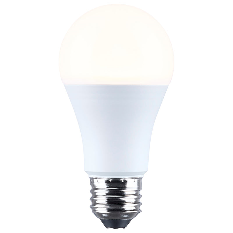 Nuvo 13.5/10/5W LED A19 3-Way Lamp 3000K Plastic 120V 1-Pack, Frost