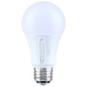 Nuvo Lighting S14410 15W LED A19 Bulb | CCT Selectable 2700K-5000K, White Plastic | Low Voltage 12-24V AC/DC | 1600 Lumens, E26 Base | Model S14410