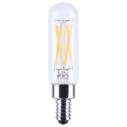Nuvo Lighting S21382 4W T6 LED Bulb | Vintage Clear Glass Candelabra Base | Dimmable for Chandeliers & Sconces | 4000K Cool White, 400 | Model S21382