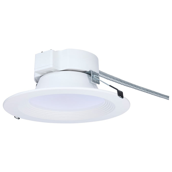 Satco 25.5W Field LED 8" Downlight/Round 120-347V, White - S21602