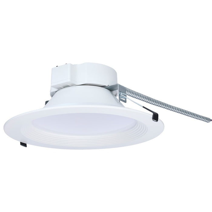 Satco 35W Field LED 10" Downlight/Round 120-277V, White - S21603