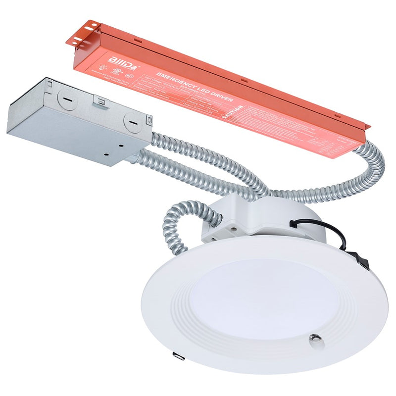 Satco 28W Field LED 8" Downlight/Round 120-347V, White - S21606