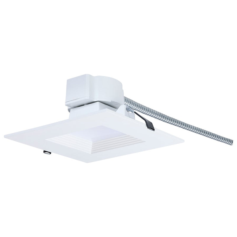 Satco 18.5W Field LED 6" Downlight/Square 120-347V, White - S21609