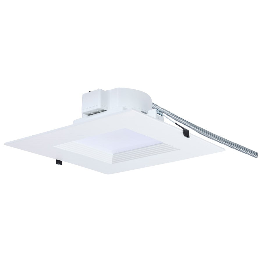 Satco 35W Field LED 10" Downlight/Square 120-277V, White - S21611