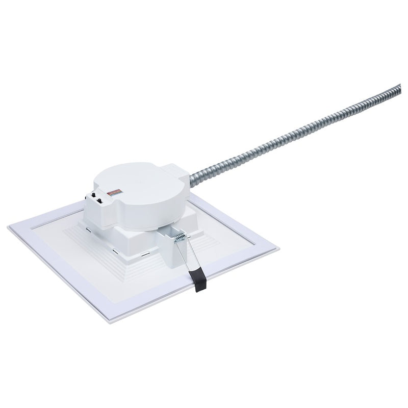 Satco 35W Field LED 10" Downlight/Square 120-277V, White