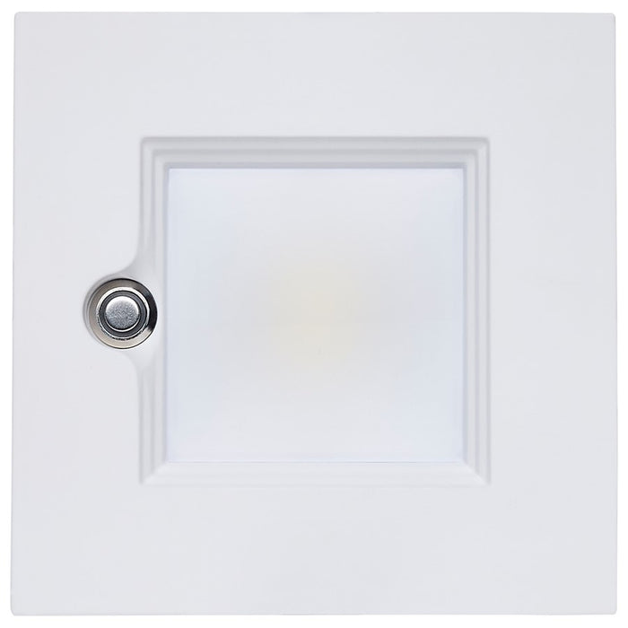 Satco 14.6W Field LED 4" Downlight/Square 120-347V, White