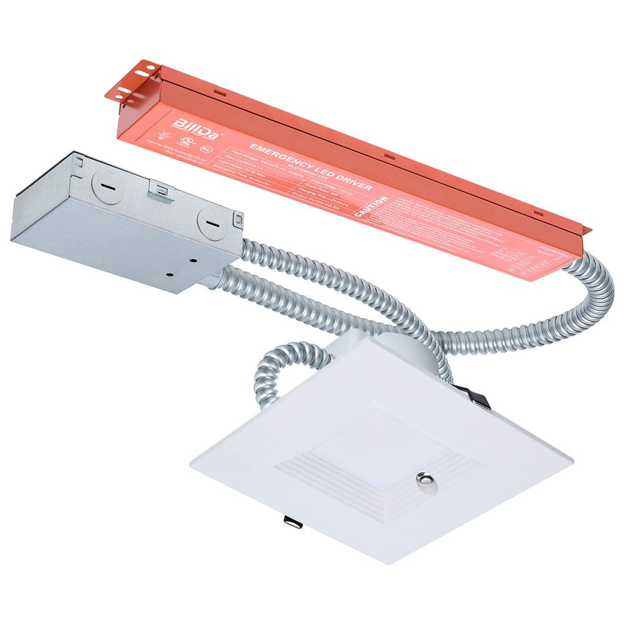 Satco 20.5W Field LED 6" Downlight/Square 120-347V, White - S21613